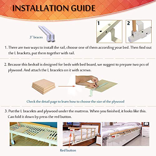 Metal Bed Rail for Seniors O1640