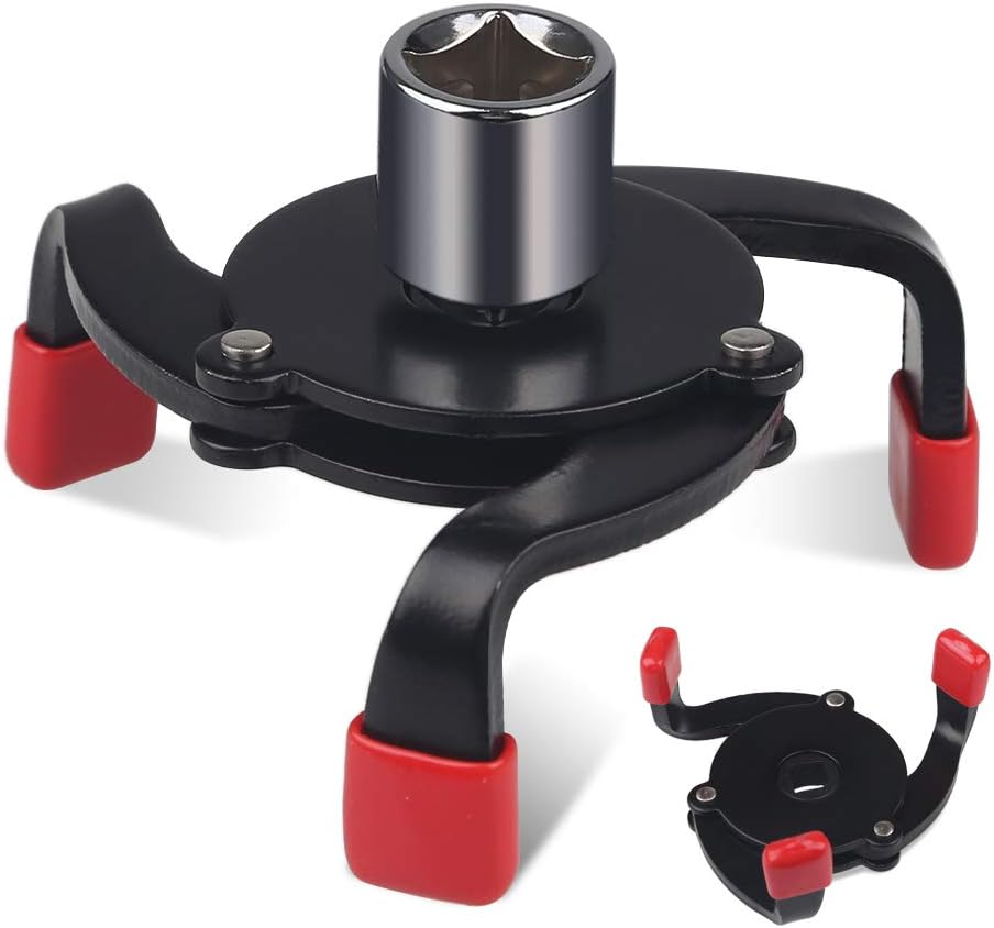 Universal Adjustable 3 Jaw Oil Filter Wrench Tool O5681