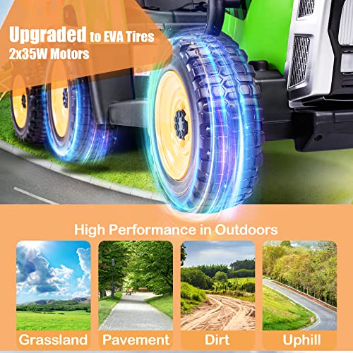 12V Battery Powered Electric Ride on Tractor with Remote Control N374692