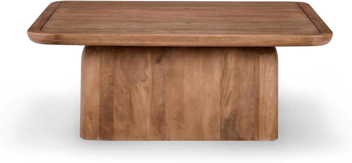 Brown Solid Mango Wood Coffee Table Z42689