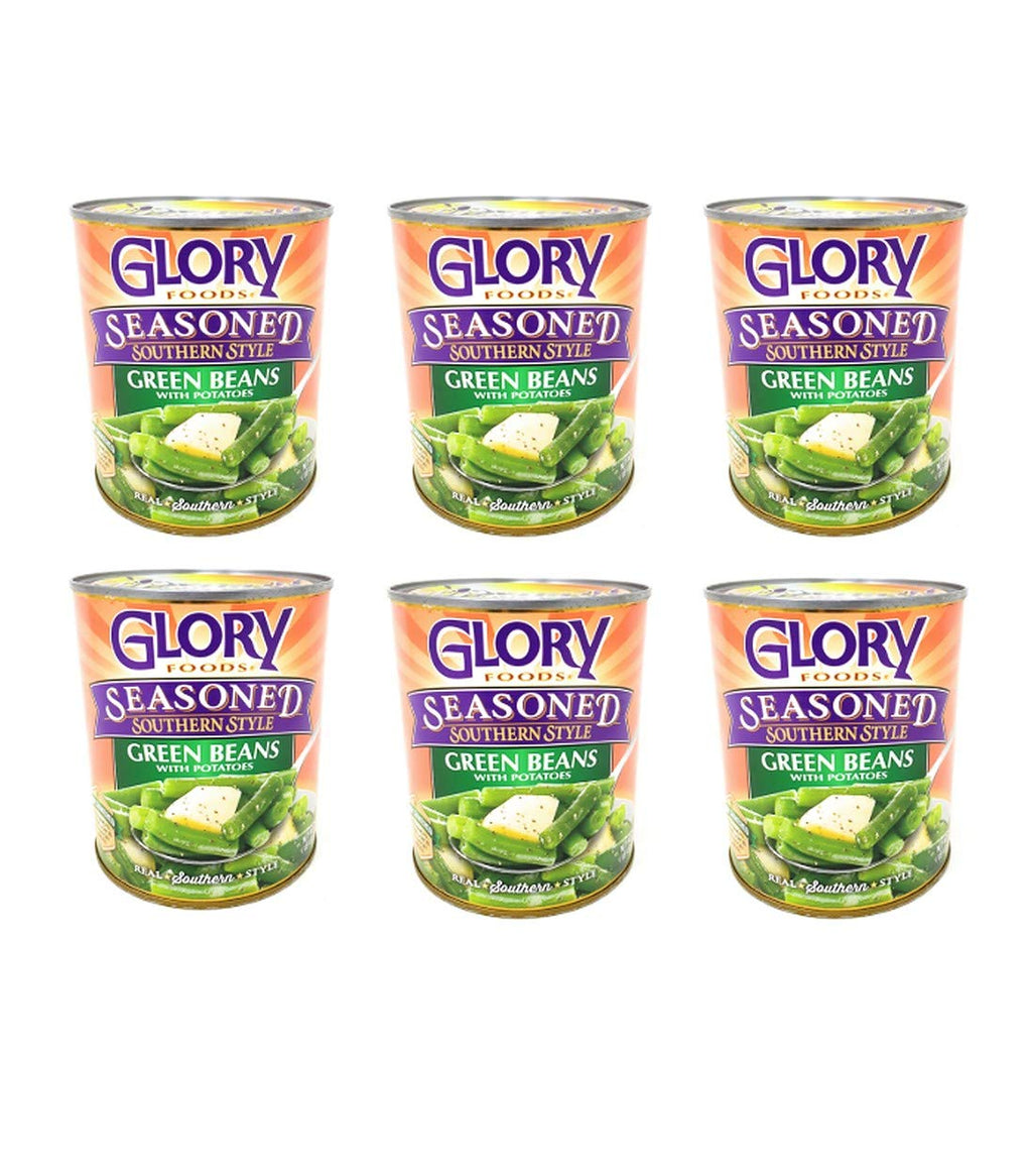 6 Pack Seasoned Southern Style Green Bean w/Potatoes 174oz O772