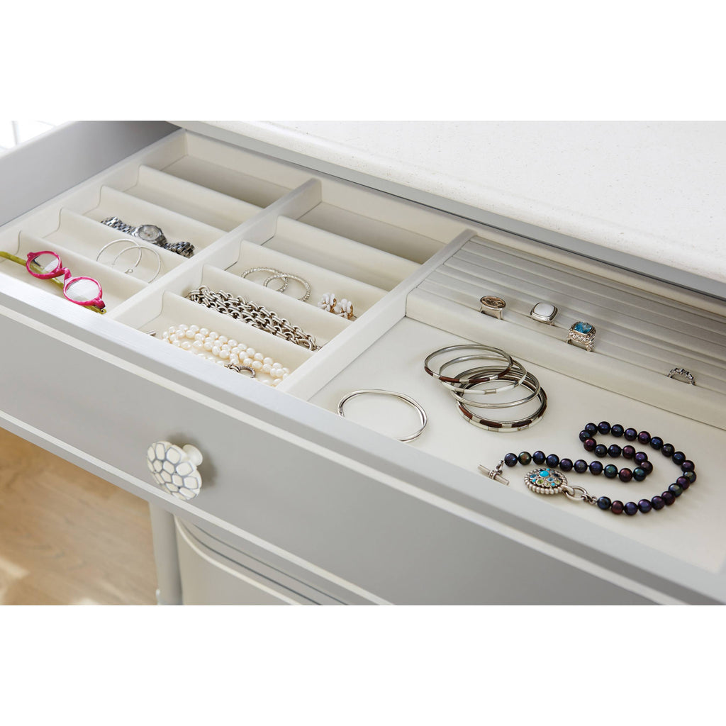 Gray Four Drawer Nightstand G2173
