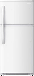 White 18 Cu.Ft Top Mount Refrigerator E75022