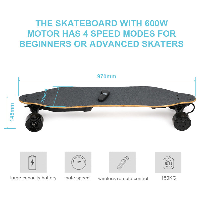 dual hub motors electric longboard X564775