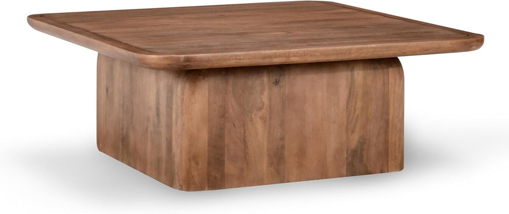 Brown Solid Mango Wood Coffee Table Z42689