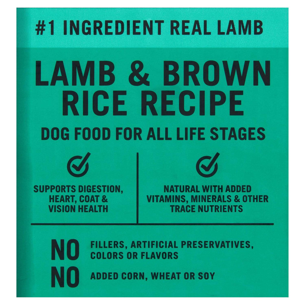 Lamb & Brown Rice Recipe Dry Dog Food Z6460