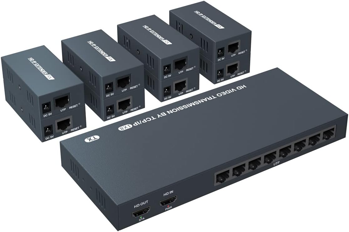 HDMI Extender Splitter 1x7 1080P 50m F74086