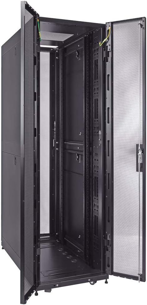 42U Server Rack Cabinet, 1000mm Depth, Black D9167