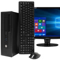 Restored Desktop Computer PC, Intel i5 Quad Core, 8GB RAM, 250GB HDD, Windows 10 Home 64-Bit I89283