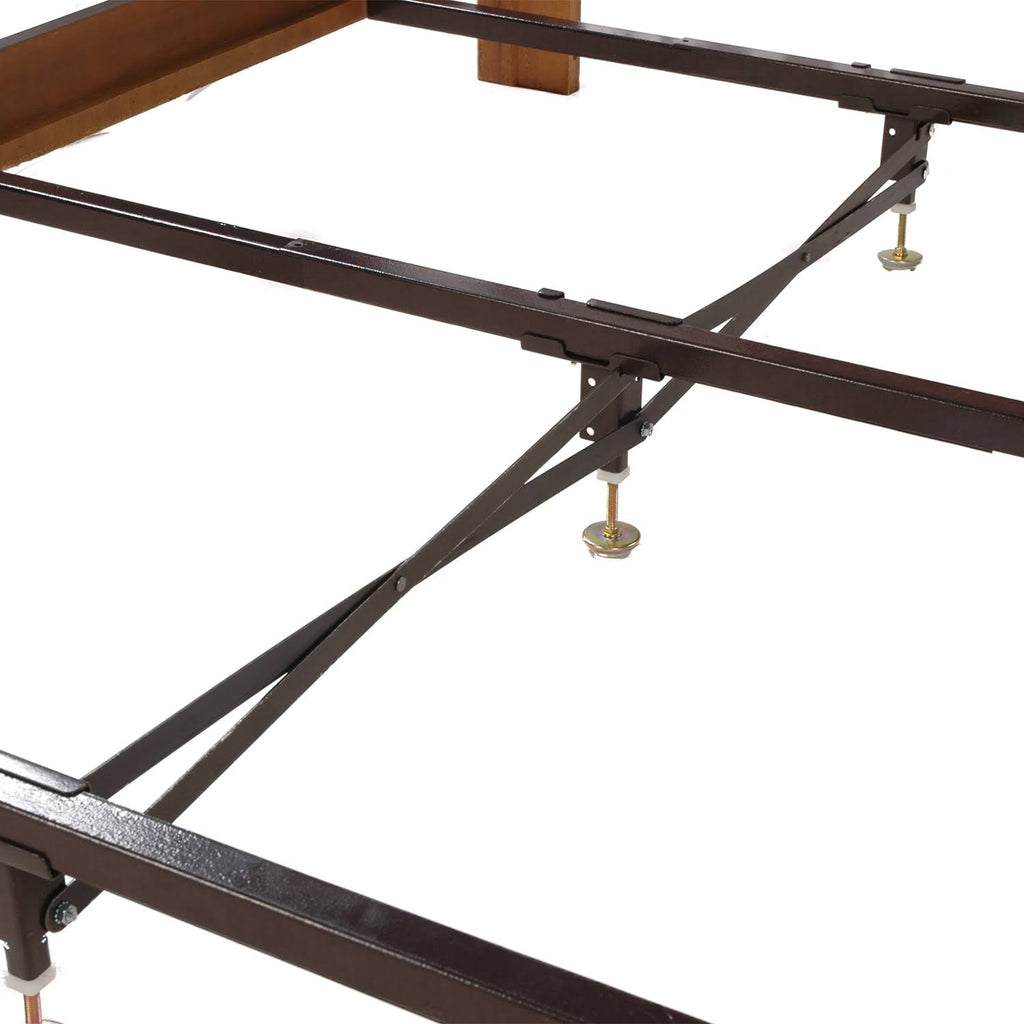 Black California King Steel Slat Bed Frame N378091