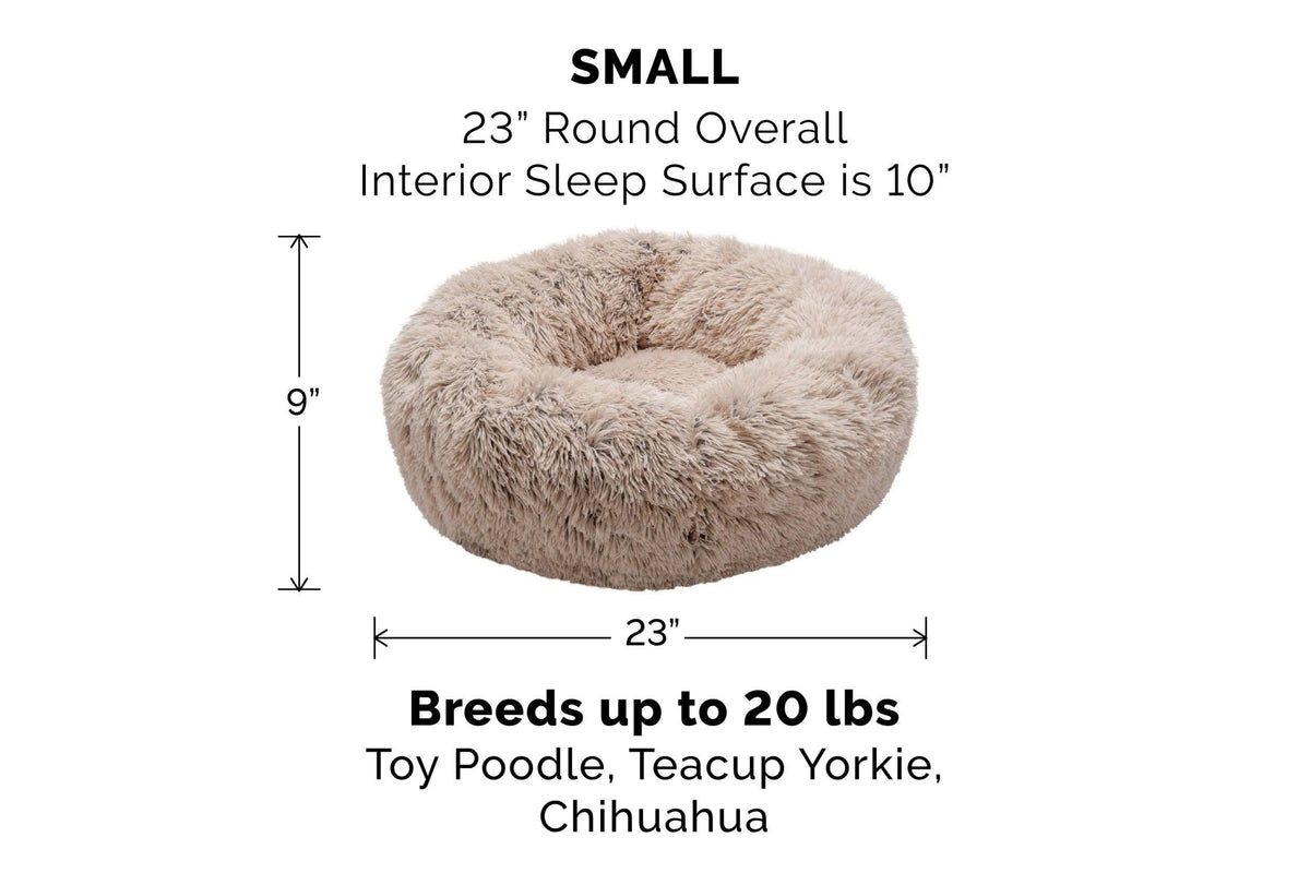 Large Mist Gray Donut Dog Bed S2398