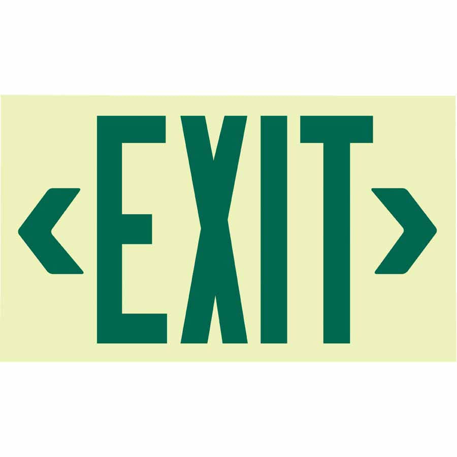 Eco Framed Exit Signs Grn Reflect Z1409
