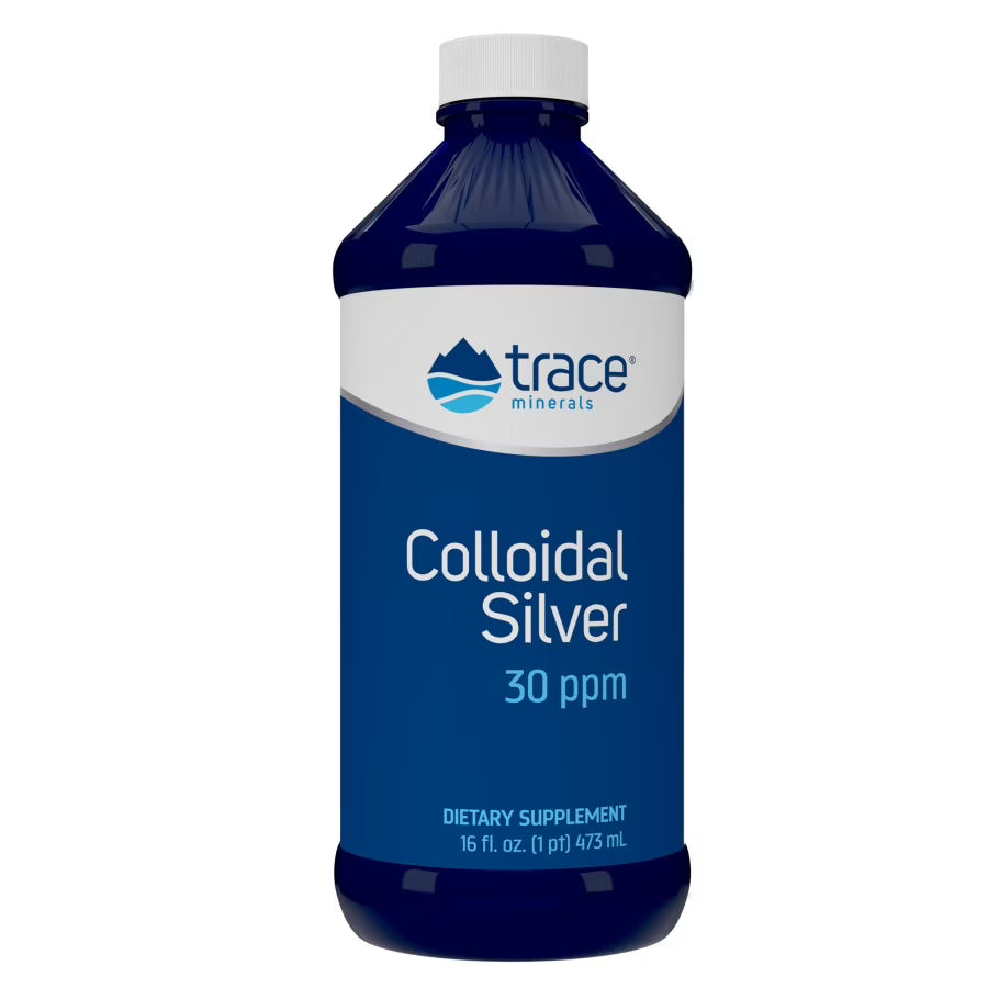 Colloidal Silver Liquid Mineral Supplement, 30 PPM, 16 oz Bottle L6973