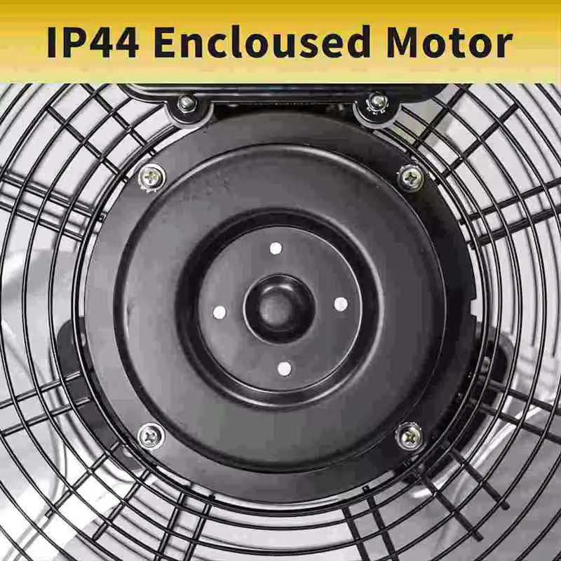 20 in. Outdoor Misting Fan with Enclosed Motor Q226