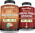 Magnesium L-Threonate & Panax Ginseng Supplement Bundle X8918