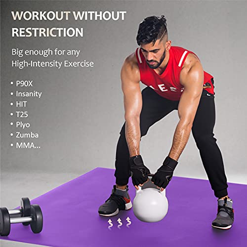 Large Non-Slip Exercise Mat 7mm F58084