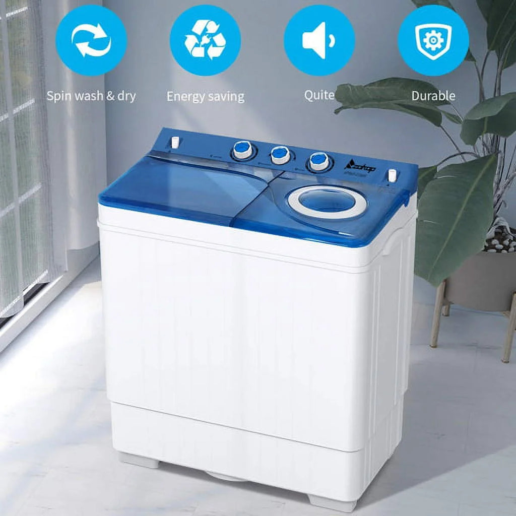 Semi-automatic Twin Tub Washing Machine, White&Blue F145734
