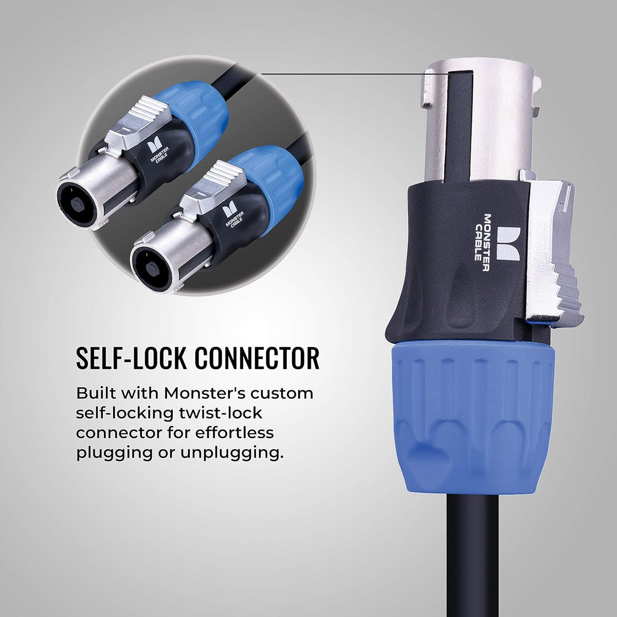 6ft Speaker Cable with Speak,On Connectors O264