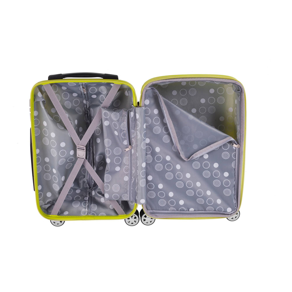 Green Expandable Polycarbonate Carry-On O932396