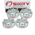 4 pc 1.5" 5x114.3 Wheel Spacers with 1/2-20tpi Studs M9950