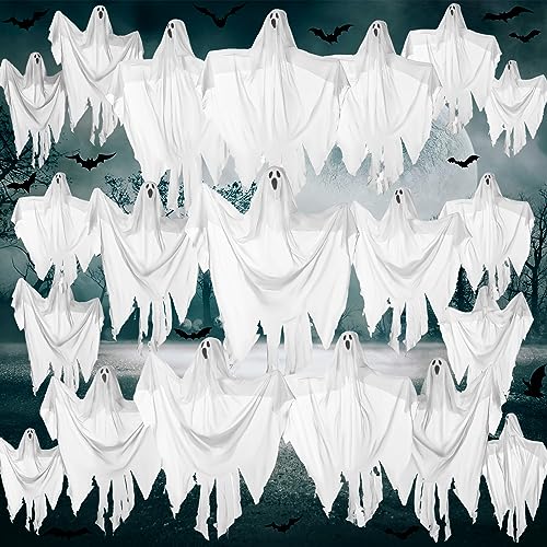 12 Pcs Halloween Hanging Ghost Decoration 27.5 Inch V788563