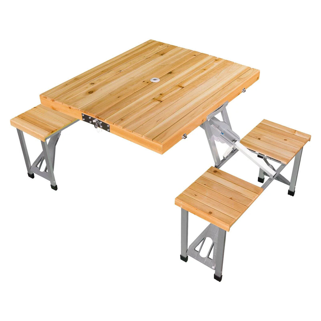 Wood Folding Picnic Table O540