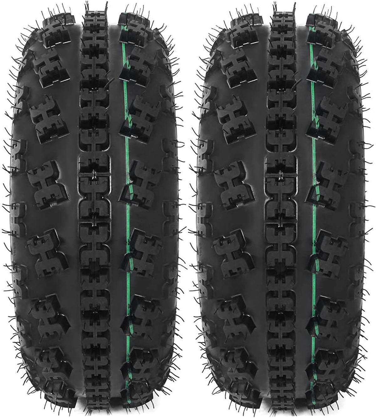 Complete Set of 4 ATV UTV Tires 21x7-10 Front & 20x10-9 Rear 4 PR Tubeless All-Terrain Tires S422