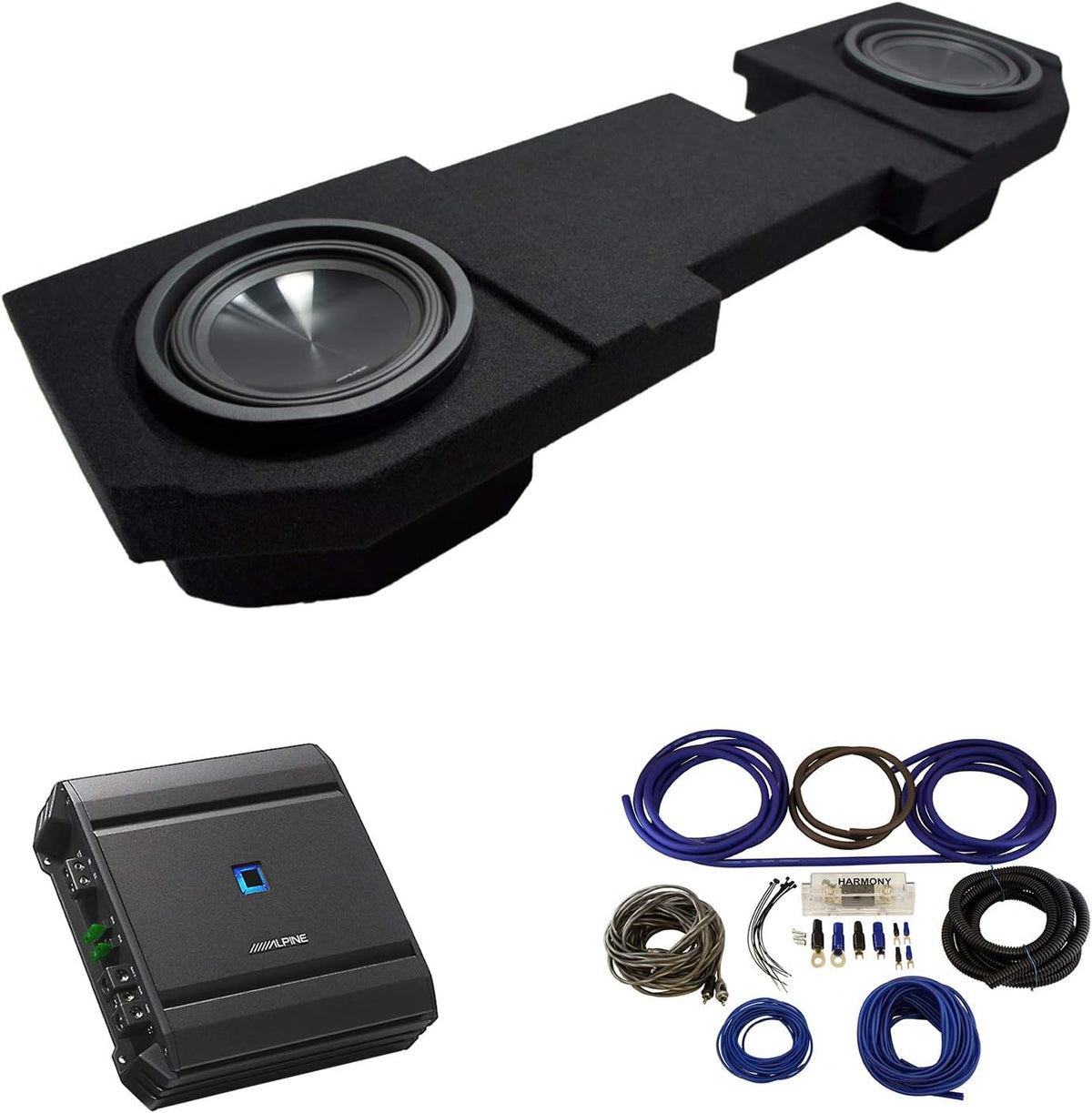 Dodge Ram Dual 10 Custom Sub Box Enclosure Package U3301