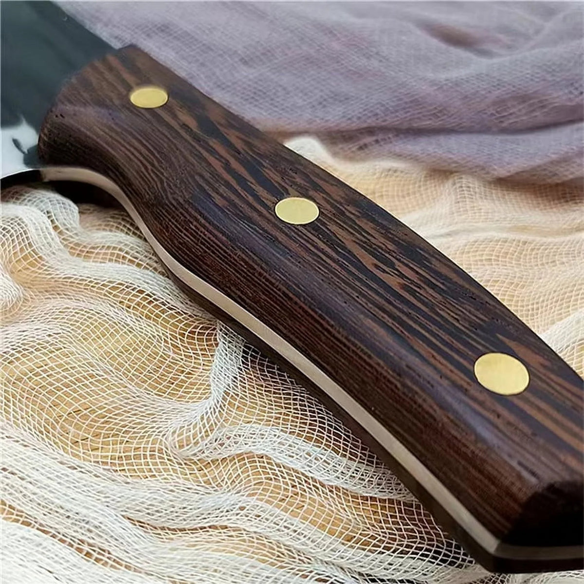 Hammered Damascus Stainless Steel Slicing Knife N4926
