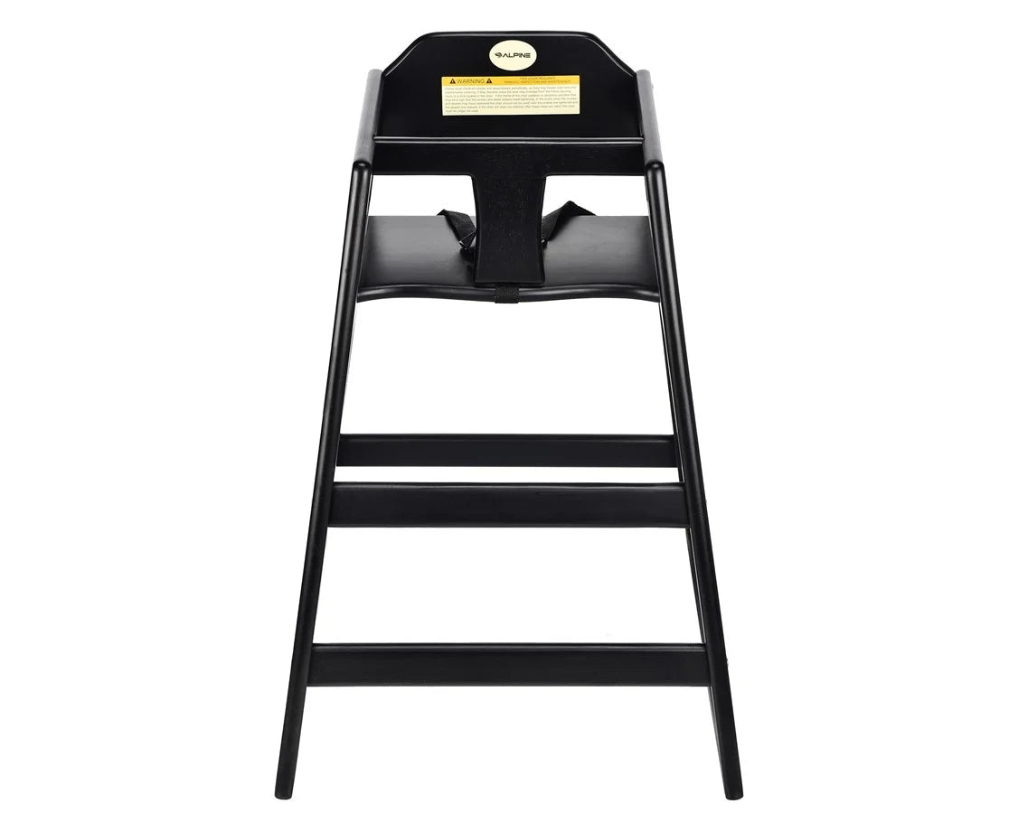 Espresso Rubberwood High Chair, 2 Pack V93121