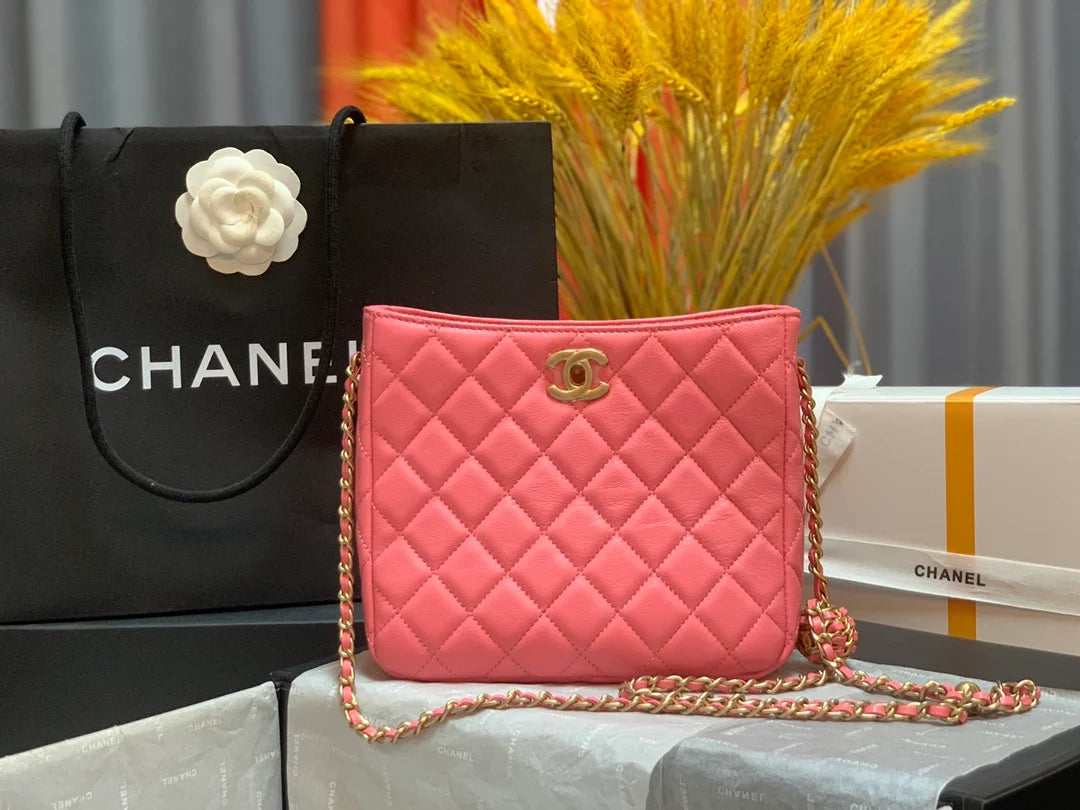 Pink Hobo Handbag F9262