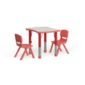 Rectangle Plastic Activity Table Set with 2 Chairs F9540