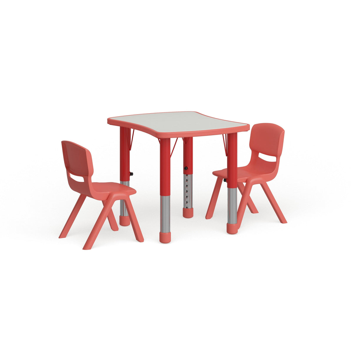Rectangle Plastic Activity Table Set with 2 Chairs F9540