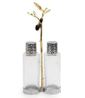 Gold Olive Branch Cruet Caddy K316
