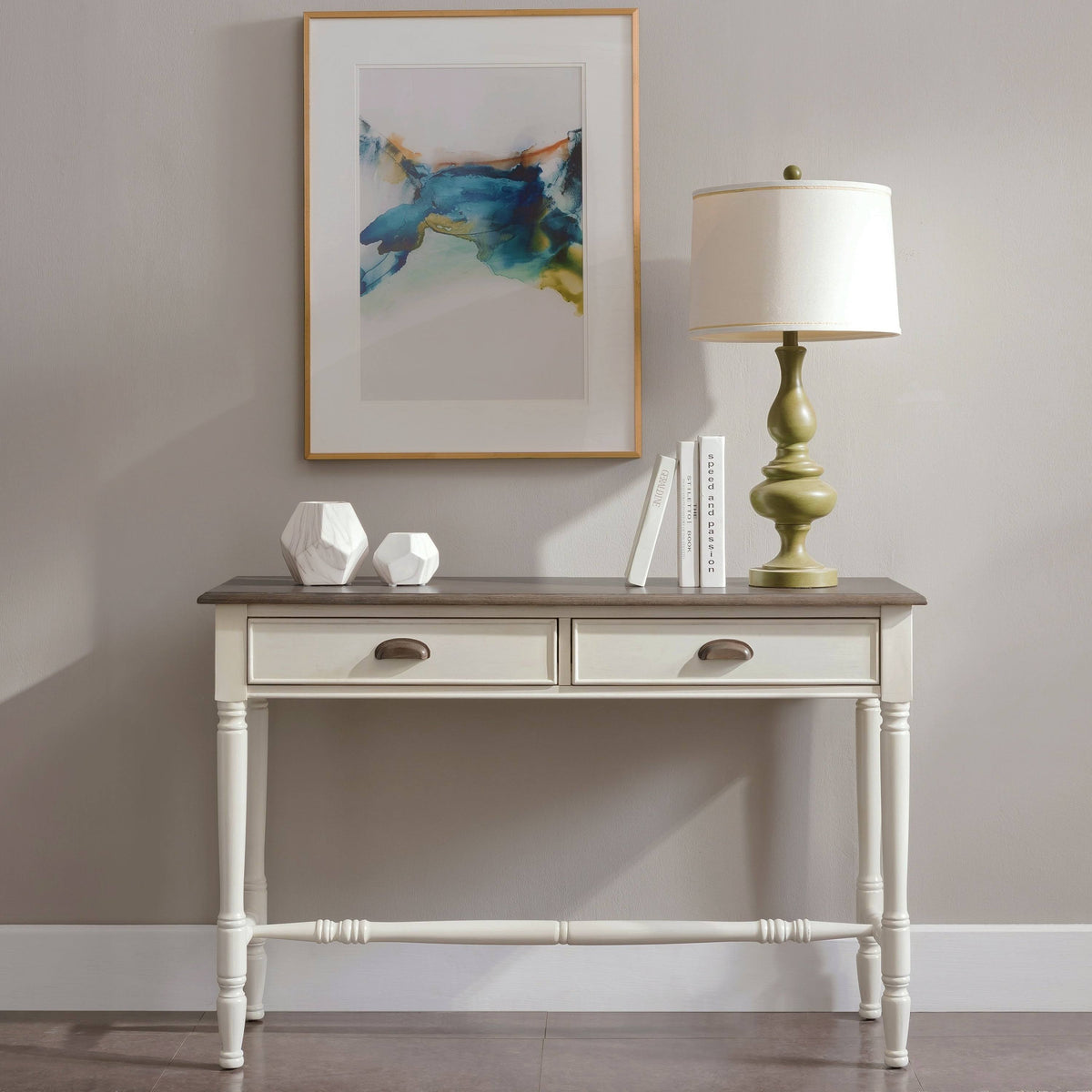 Two Drawer Sofa Table Y9595
