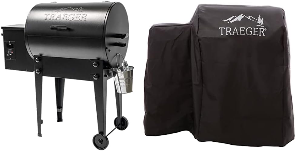 Black Portable Wood Pellet Grill and Smoker V774019