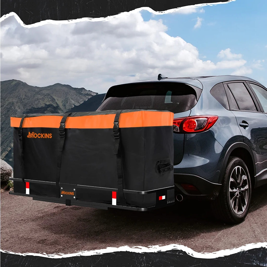 60"x20"x6" Hitch Mount Cargo Carrier with 16 CF Waterproof Bag F45389
