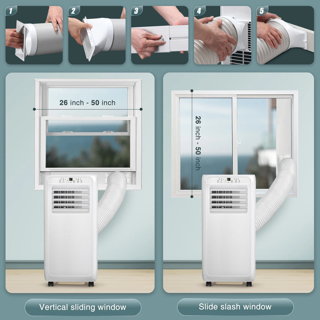 5000BTU Portable Air Conditioner 3 in 1 with 24-Hour Timer Z476
