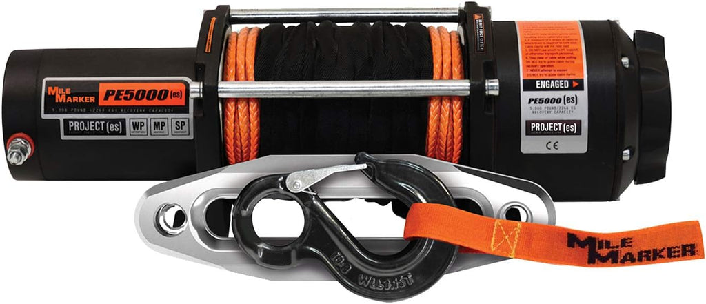 5,000 lb. Capacity Sealed Electric Winch with Synthetic Rope G808930