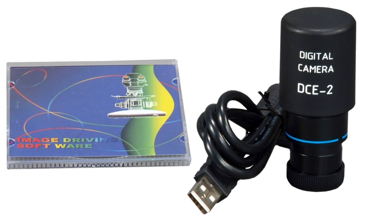 40X-1600X Binocular Compound Microscope with USB Camera M918