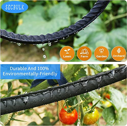 Flat Soaker Hose 100 ft with Stakes I55529