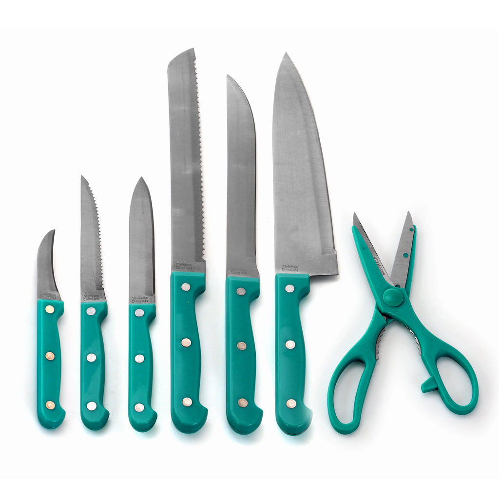 14 Piece Cutlery Set in Teal I679