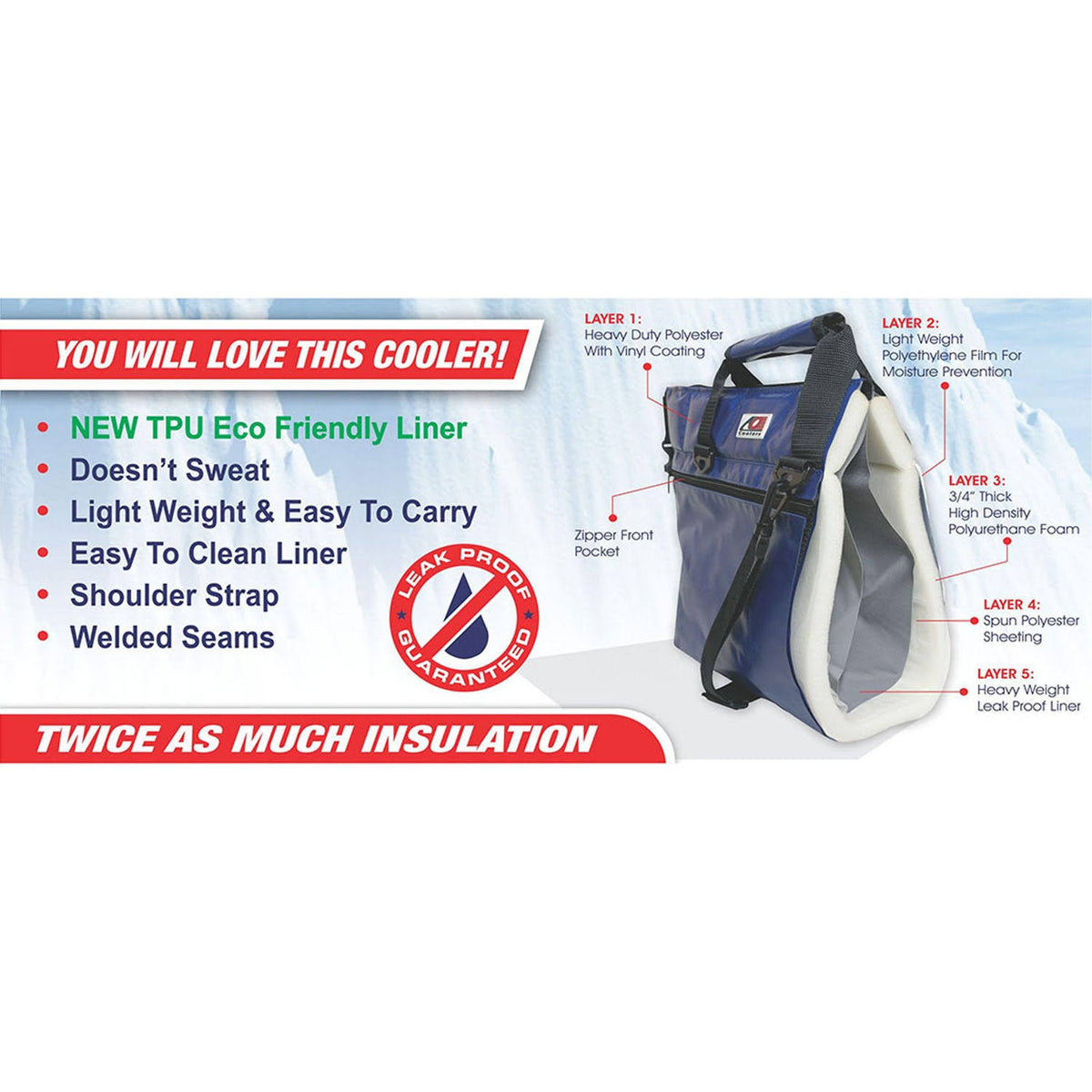 Canvas Cooler - Charcoal - 24 Pack R728
