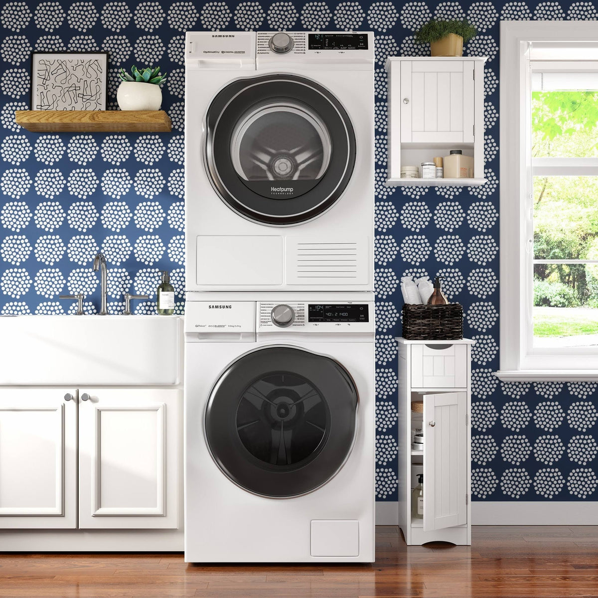 White One Door Wall Cabinet M622826