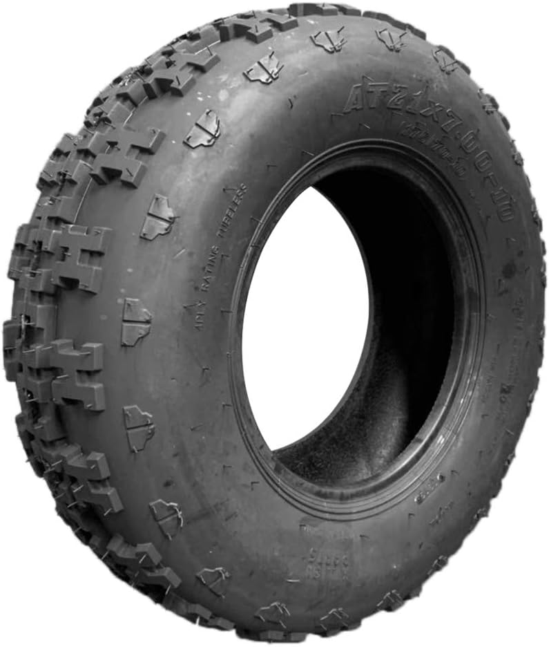 21x7-10 20x10-9 ATV Tires Set of 4 Tubeless All Terrain 4Ply J757