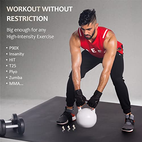 Large Non-Slip Exercise Mat 7mm F58084