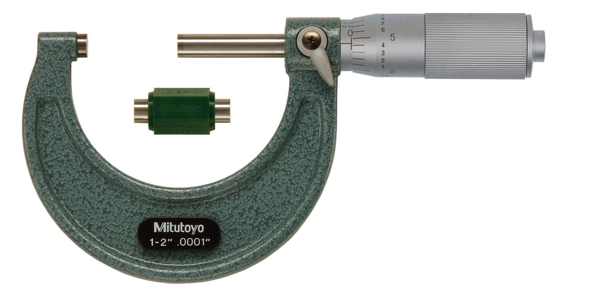 Outside Micrometer, 1-2" Range, 0.0001" Graduation Z8070