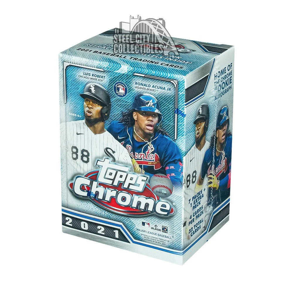 Chrome Baseball Trading Card Blaster Box L39487