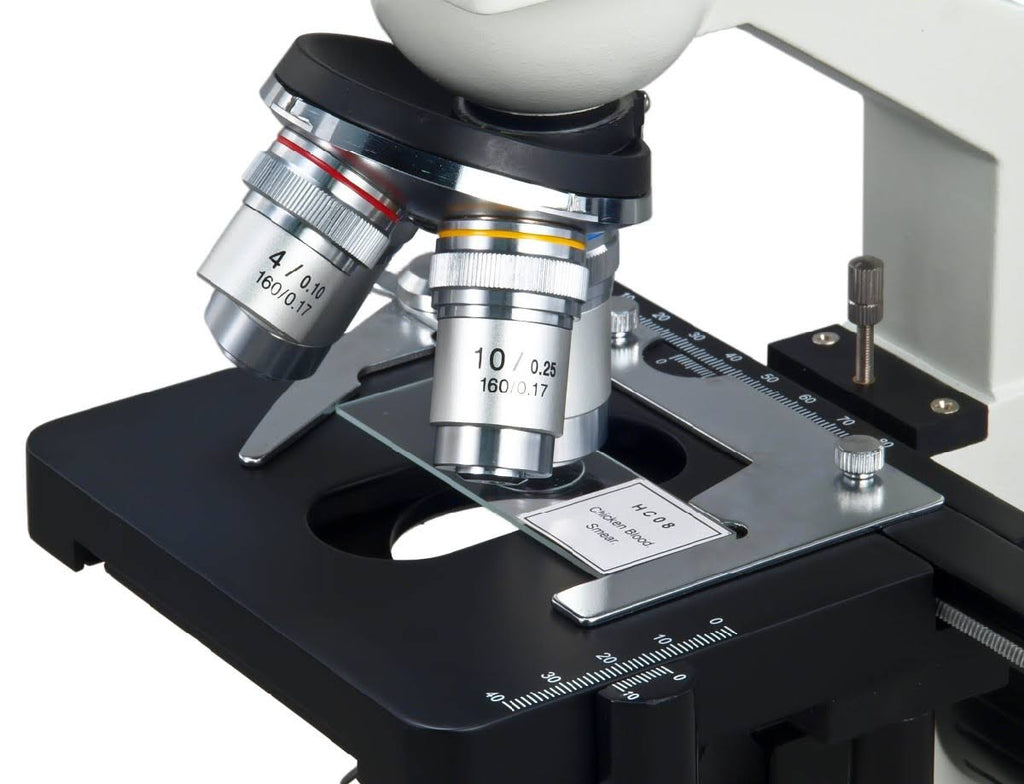 40X-1600X Binocular Compound Microscope with USB Camera M918
