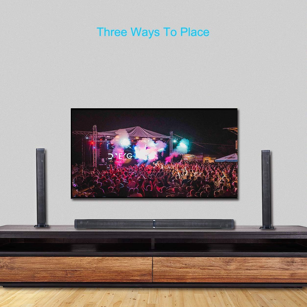 39-Inch Wired & Wireless Bluetooth 5.0 Stereo Soundbar F949700